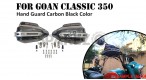 Fit For Royal Enfield Goan Classic 350 Carbon Black Color Hand Guard Kit - SPAREZO